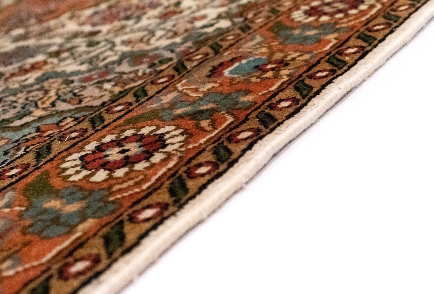 Tappeto di seta - Seta del Kashmir - 120 x 80 cm - beige