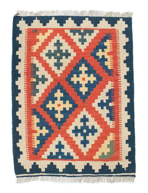 Tappeto Kelim - Orientale - 87 x 64 cm - arancione