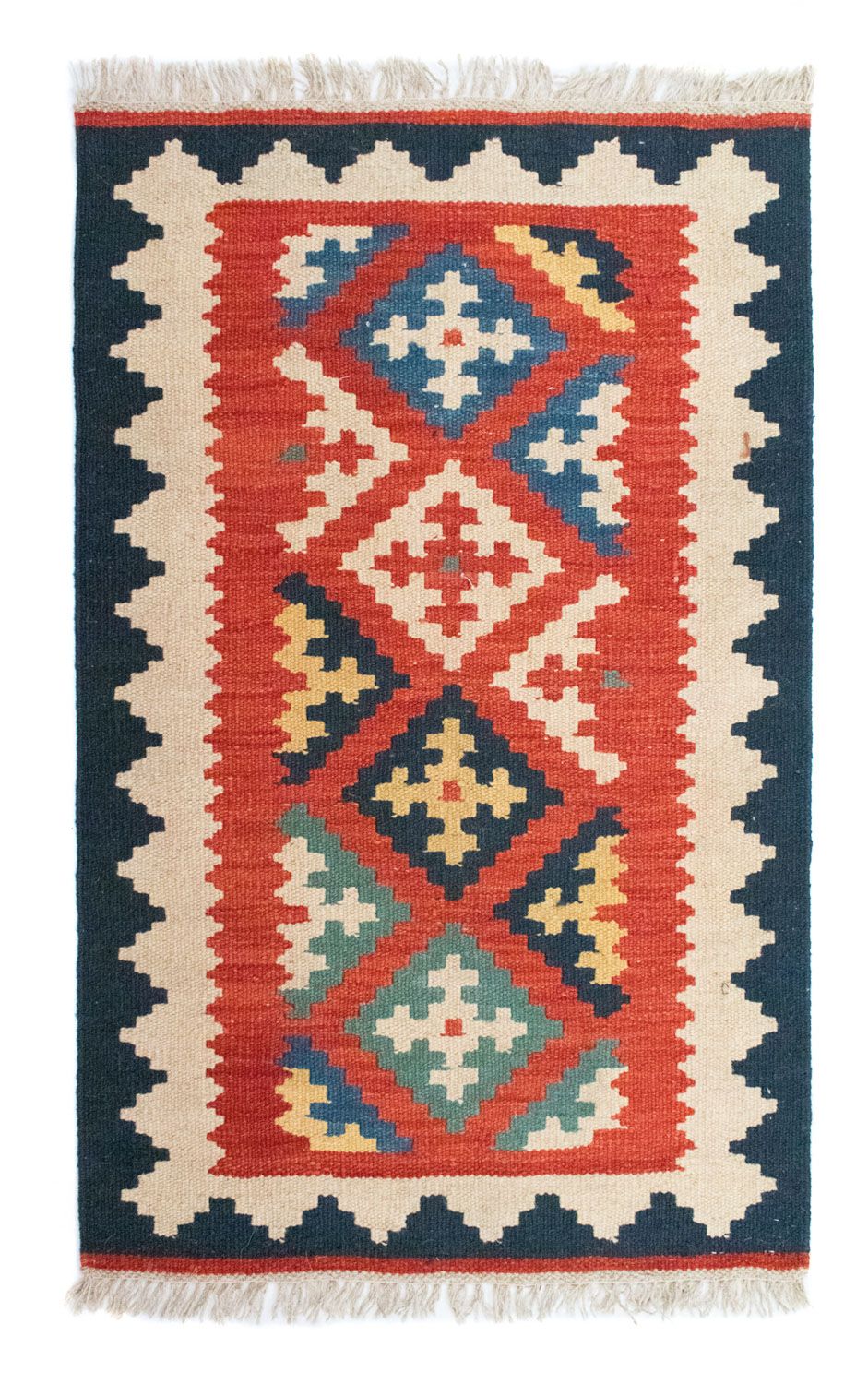 Tappeto Kelim - Orientale - 97 x 60 cm - arancione