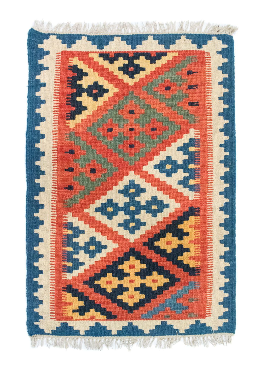 Tappeto Kelim - Orientale - 95 x 64 cm - arancione