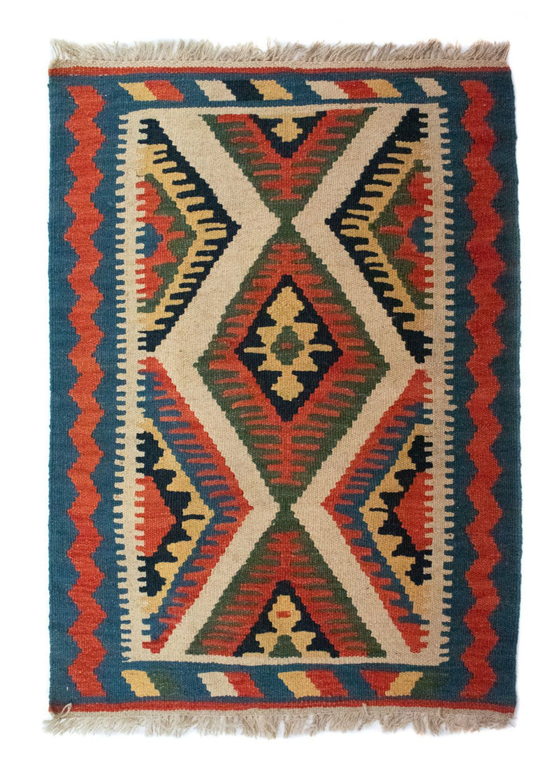Tappeto Kelim - Orientale - 90 x 64 cm - beige