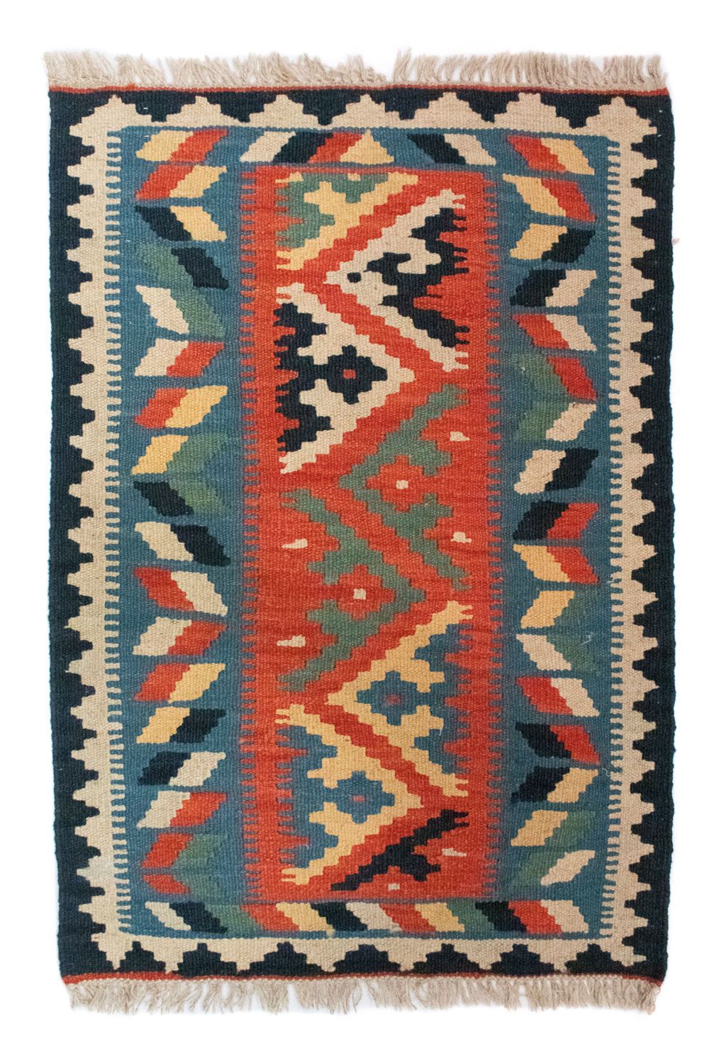 Tappeto Kelim - Orientale - 87 x 60 cm - blu