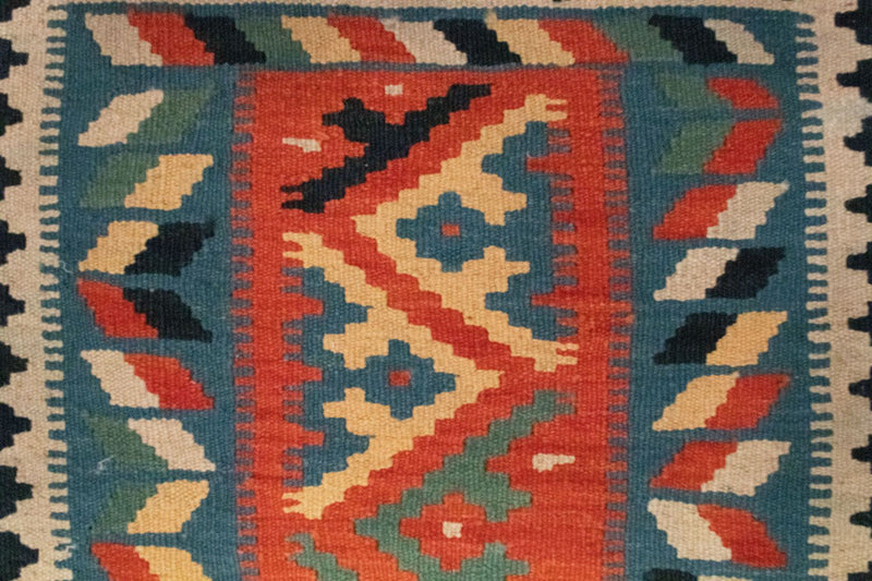 Tappeto Kelim - Orientale - 87 x 60 cm - blu