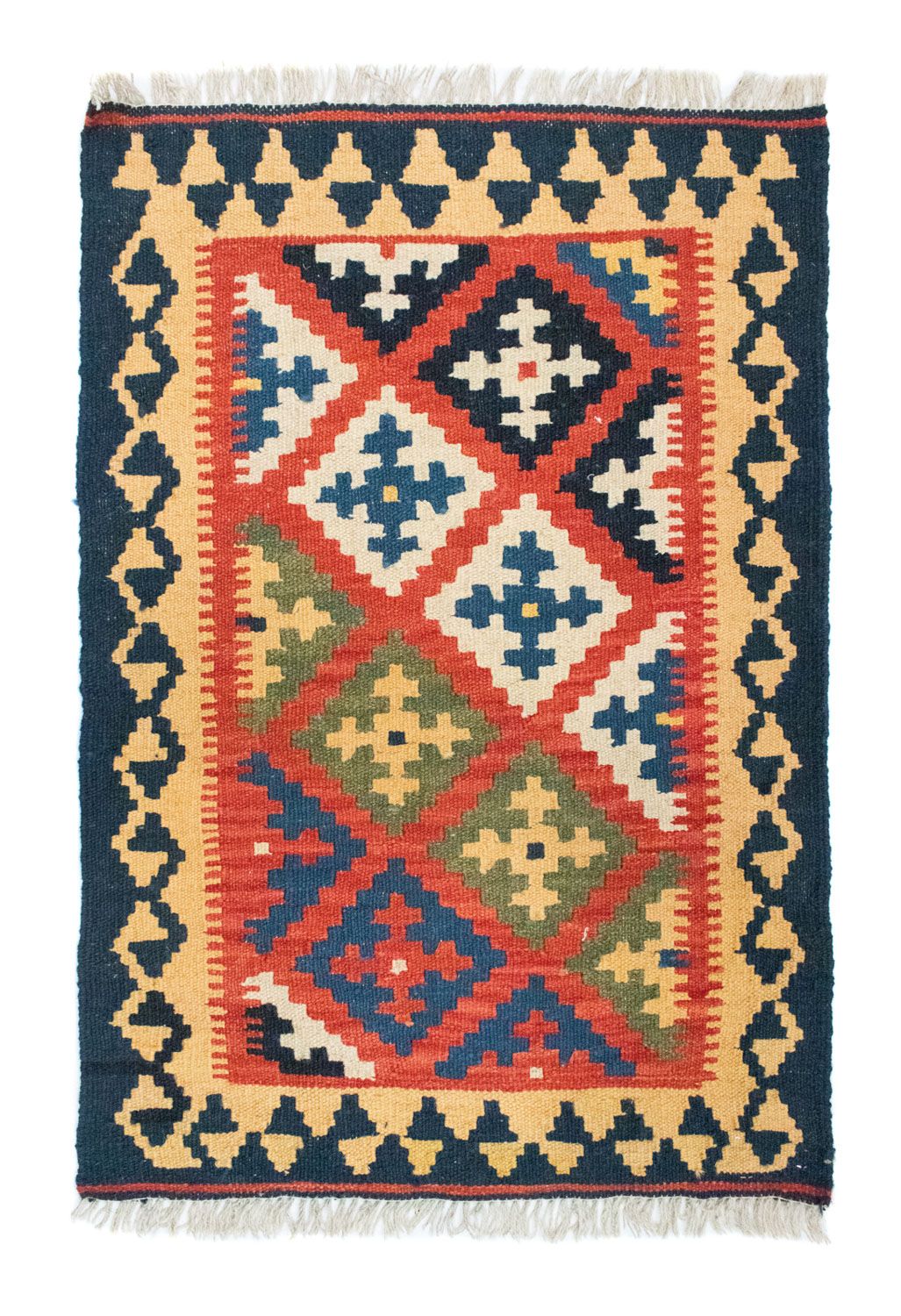 Tappeto Kelim - Orientale - 90 x 62 cm - arancione