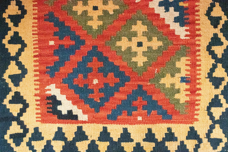 Tappeto Kelim - Orientale - 90 x 62 cm - arancione