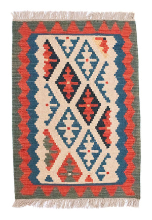 Tappeto Kelim - Orientale - 90 x 65 cm - beige