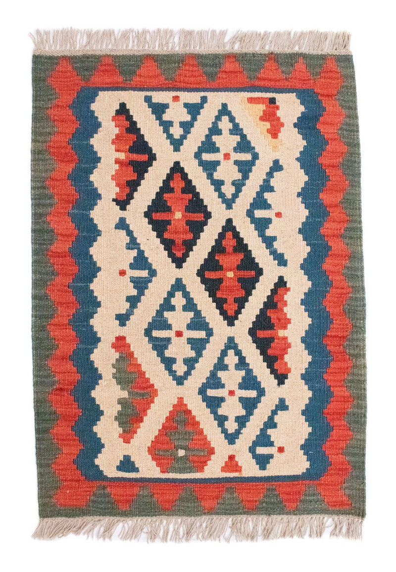 Tappeto Kelim - Orientale - 90 x 65 cm - beige