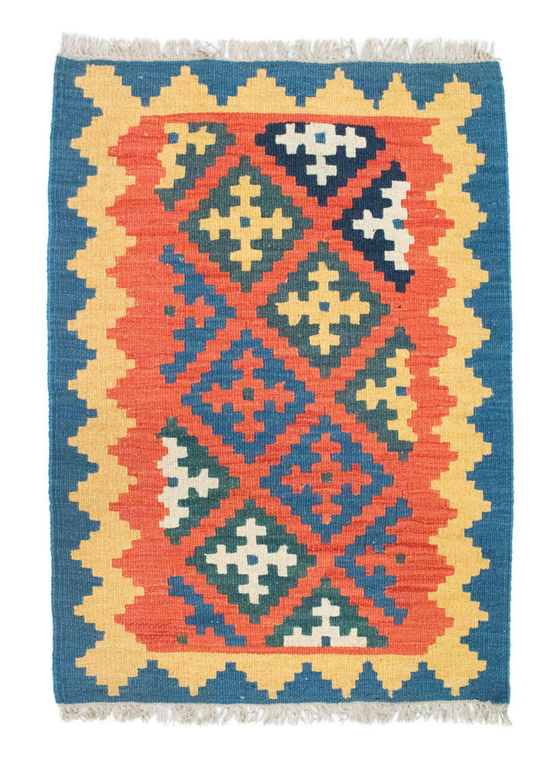 Tappeto Kelim - Orientale - 90 x 64 cm - arancione