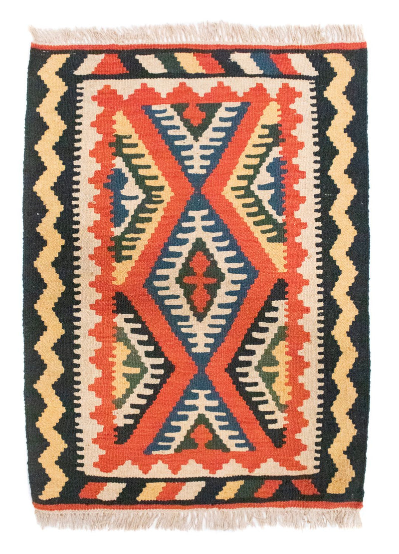 Tappeto Kelim - Orientale - 90 x 65 cm - arancione