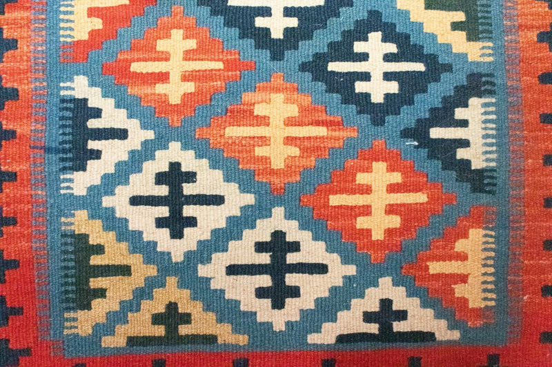 Tappeto Kelim - Orientale - 92 x 65 cm - blu