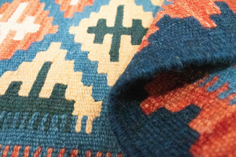 Tappeto Kelim - Orientale - 92 x 65 cm - blu