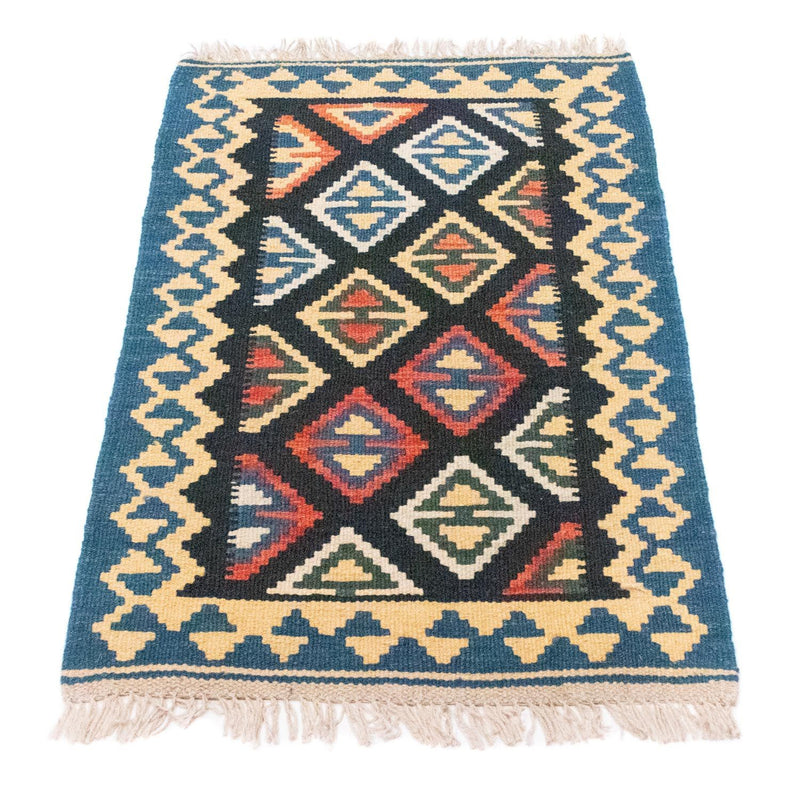 Tappeto Kelim - Orientale - 90 x 60 cm - blu