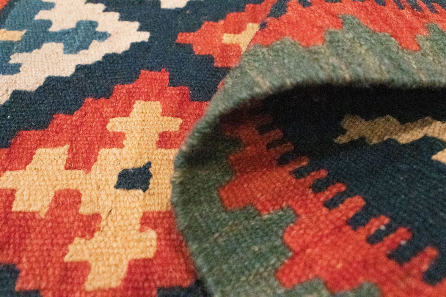Tappeto Kelim - Orientale - 95 x 65 cm - blu