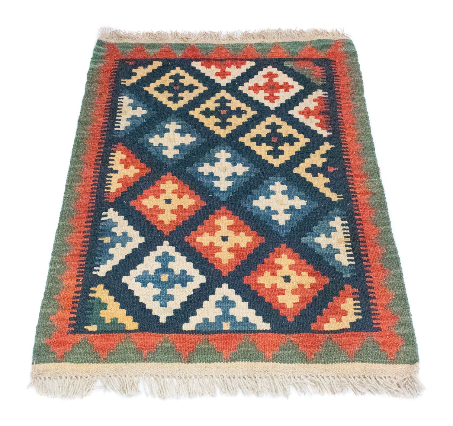 Tappeto Kelim - Orientale - 95 x 65 cm - blu