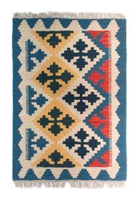 Tappeto Kelim - Orientale - 86 x 61 cm - blu