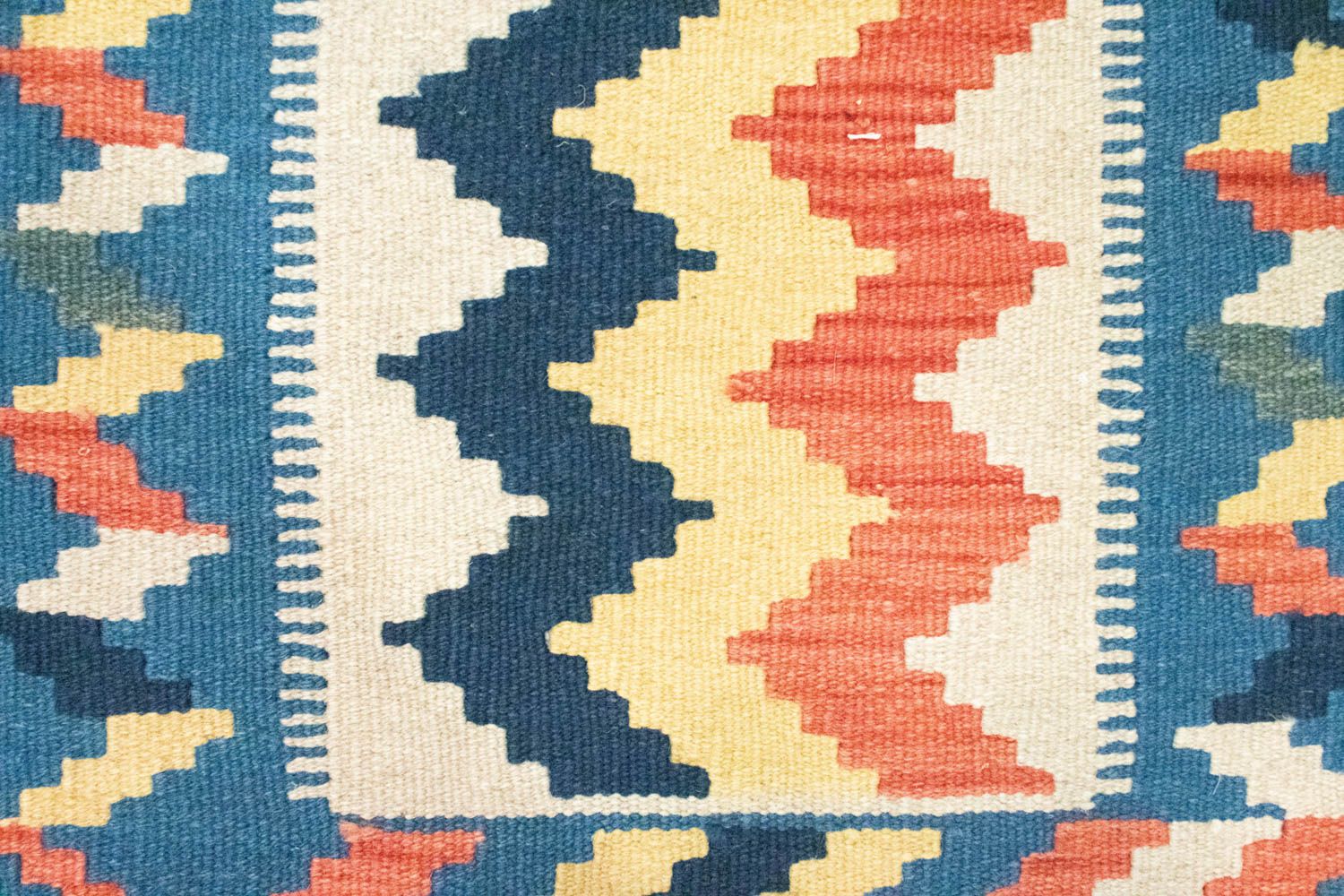 Tappeto Kelim - Orientale - 91 x 61 cm - blu