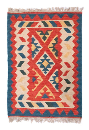 Tappeto Kelim - Orientale - 95 x 64 cm - multicolore