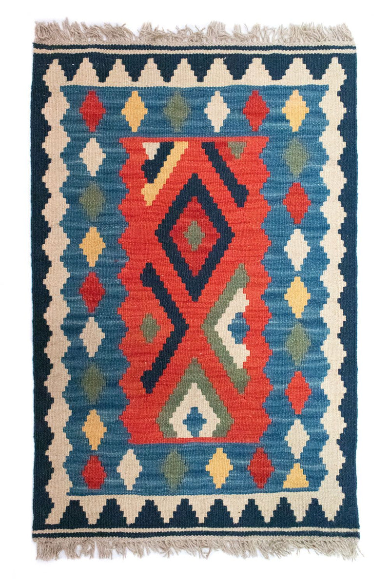 Tappeto Kelim - Orientale - 96 x 63 cm - multicolore