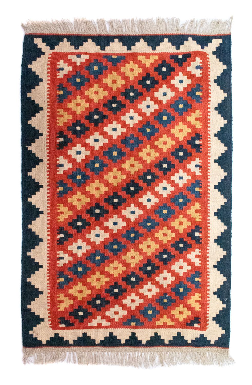 Tappeto Kelim - Orientale - 98 x 65 cm - arancione