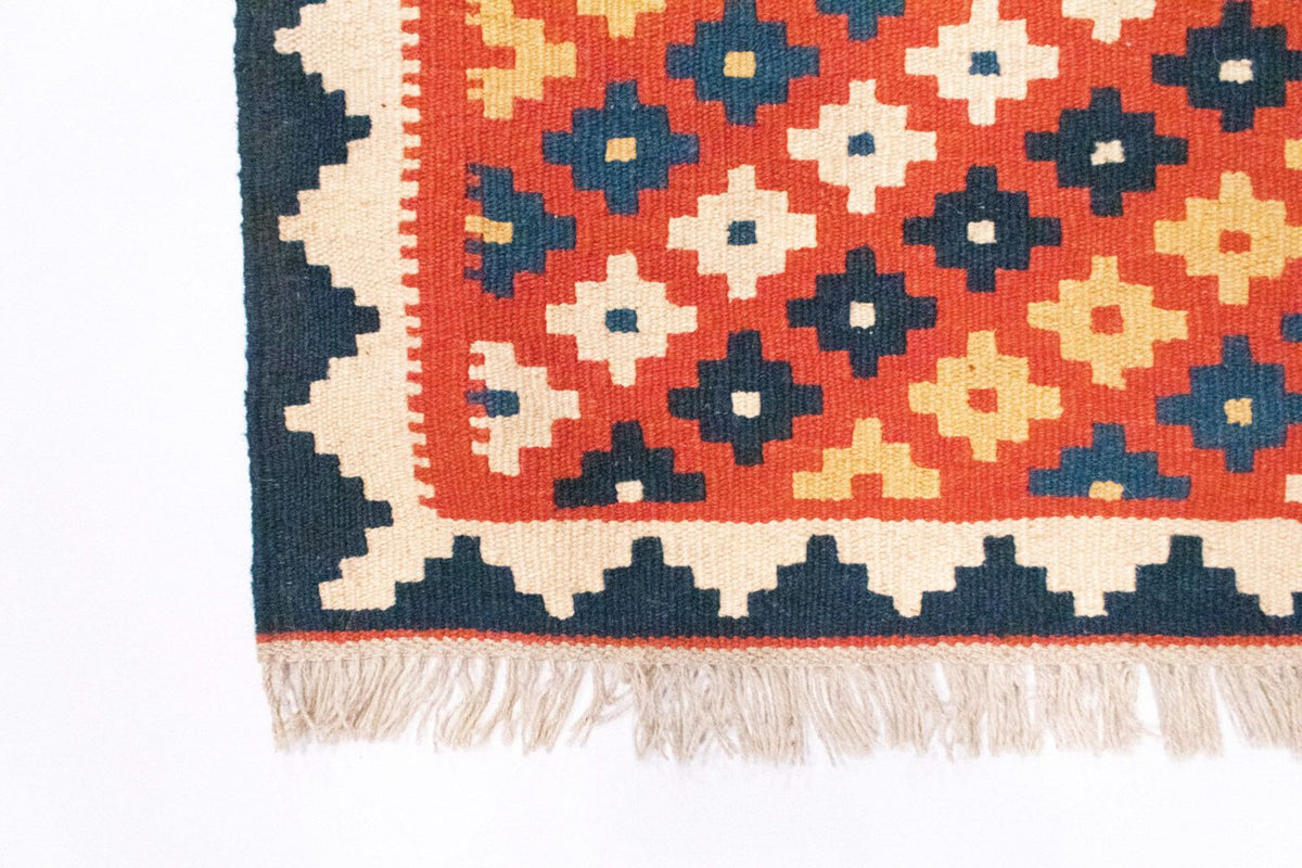 Tappeto Kelim - Orientale - 98 x 65 cm - arancione