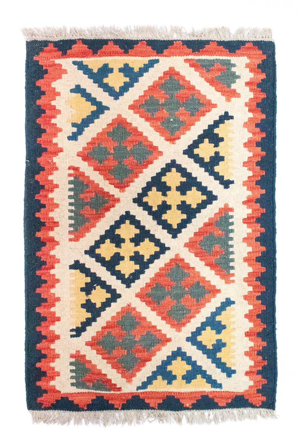 Tappeto Kelim - Orientale - 95 x 65 cm - arancione