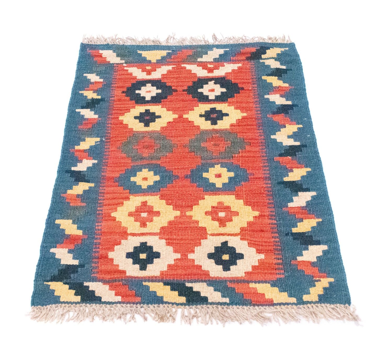 Tappeto Kelim - Orientale - 87 x 62 cm - arancione