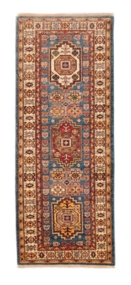Tappeto corsia Tappeto Ziegler - Kazak - 212 x 79 cm - blu
