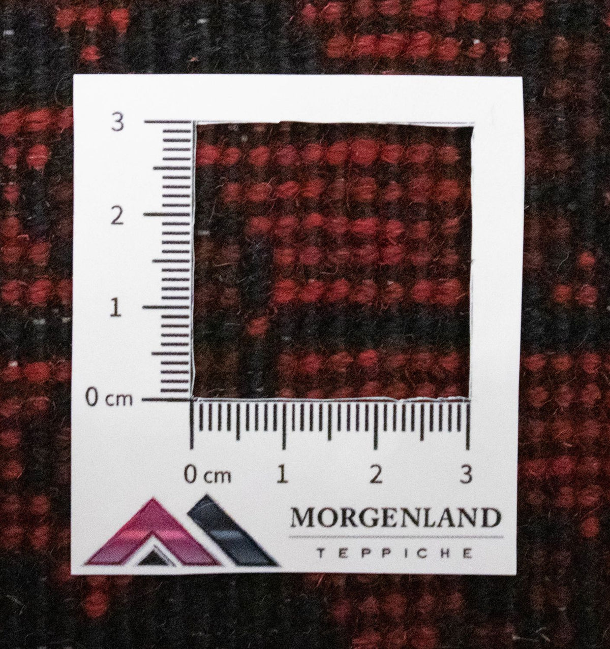 Tappeto corsia Tappeto afgano - Kunduz - 189 x 75 cm - rosso