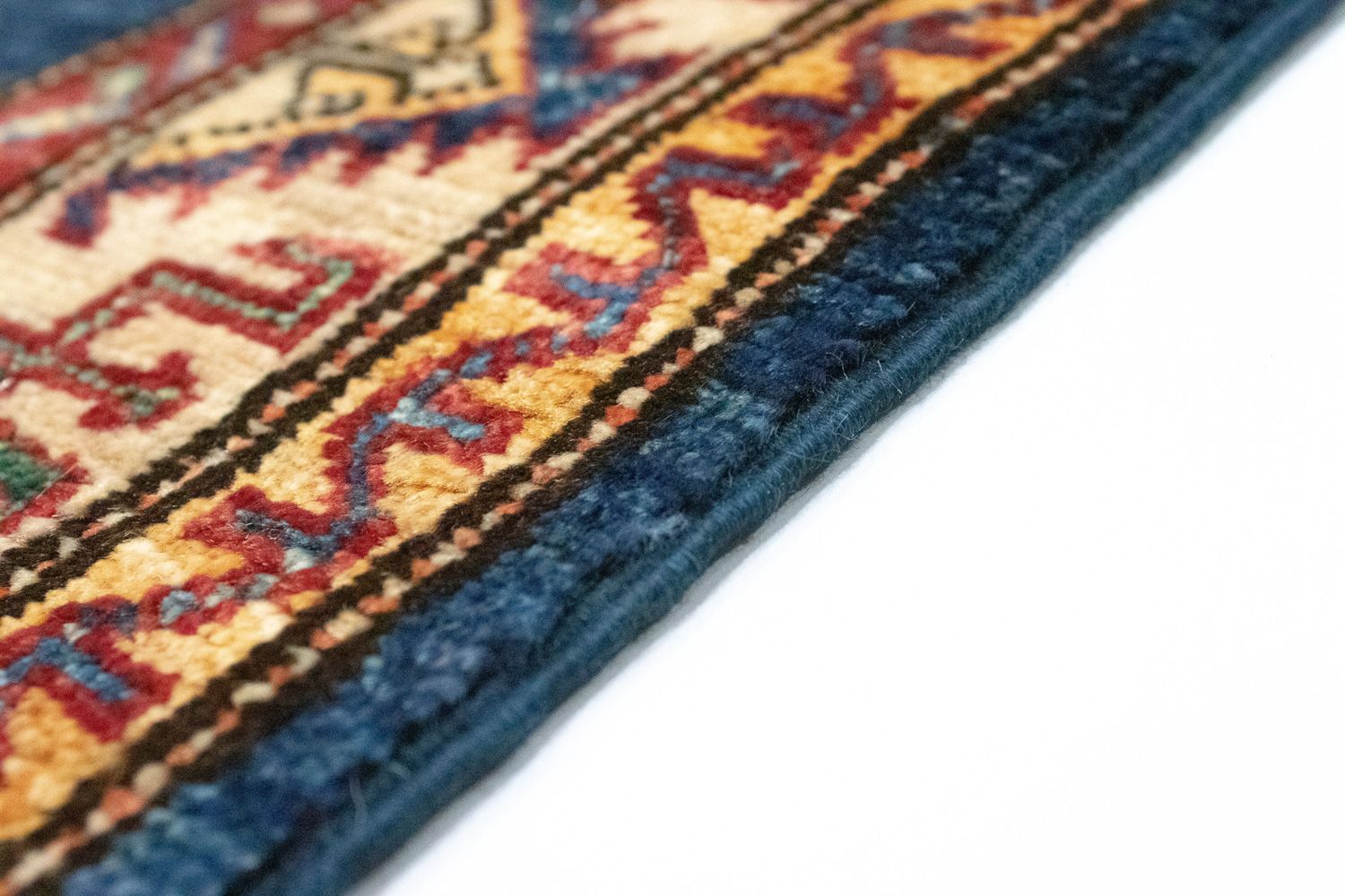 Tappeto Ziegler - Kazak - 89 x 56 cm - blu