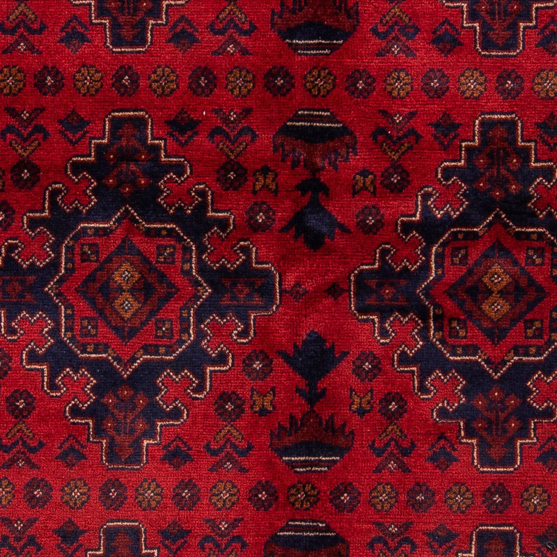 Tappeto afgano - Kunduz - 192 x 128 cm - rosso scuro