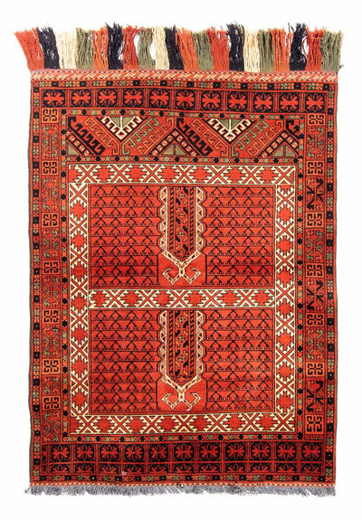 Tappeto afgano 118x174cm - Tappeto orientale - ruggine