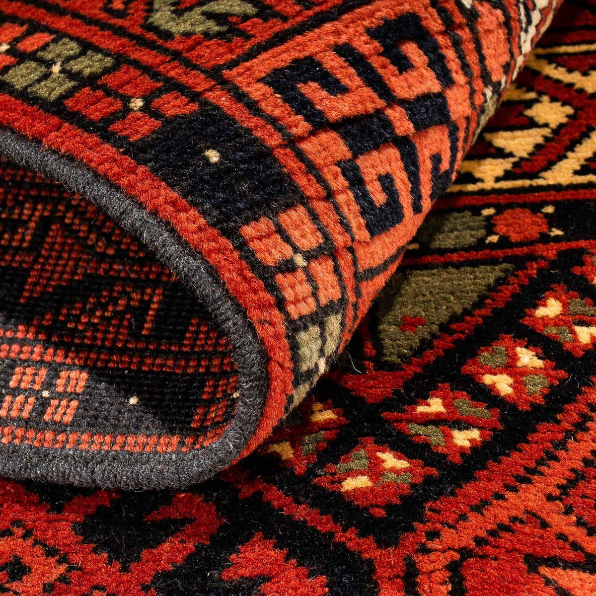 Tappeto afgano - 174 x 118 cm - ruggine