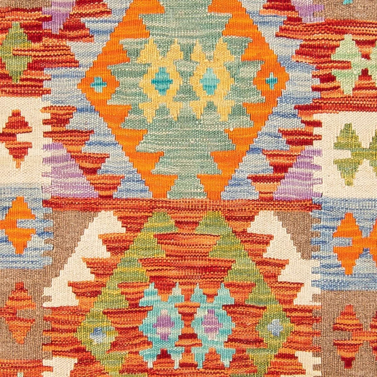 Tappeto corsia Tappeto Kelim - Splash - 300 x 82 cm - multicolore