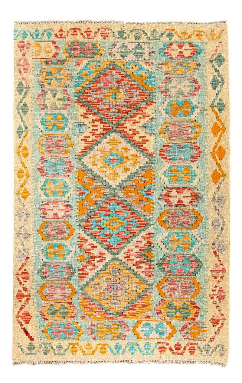 Tappeto Kelim - Splash - 161 x 105 cm - multicolore
