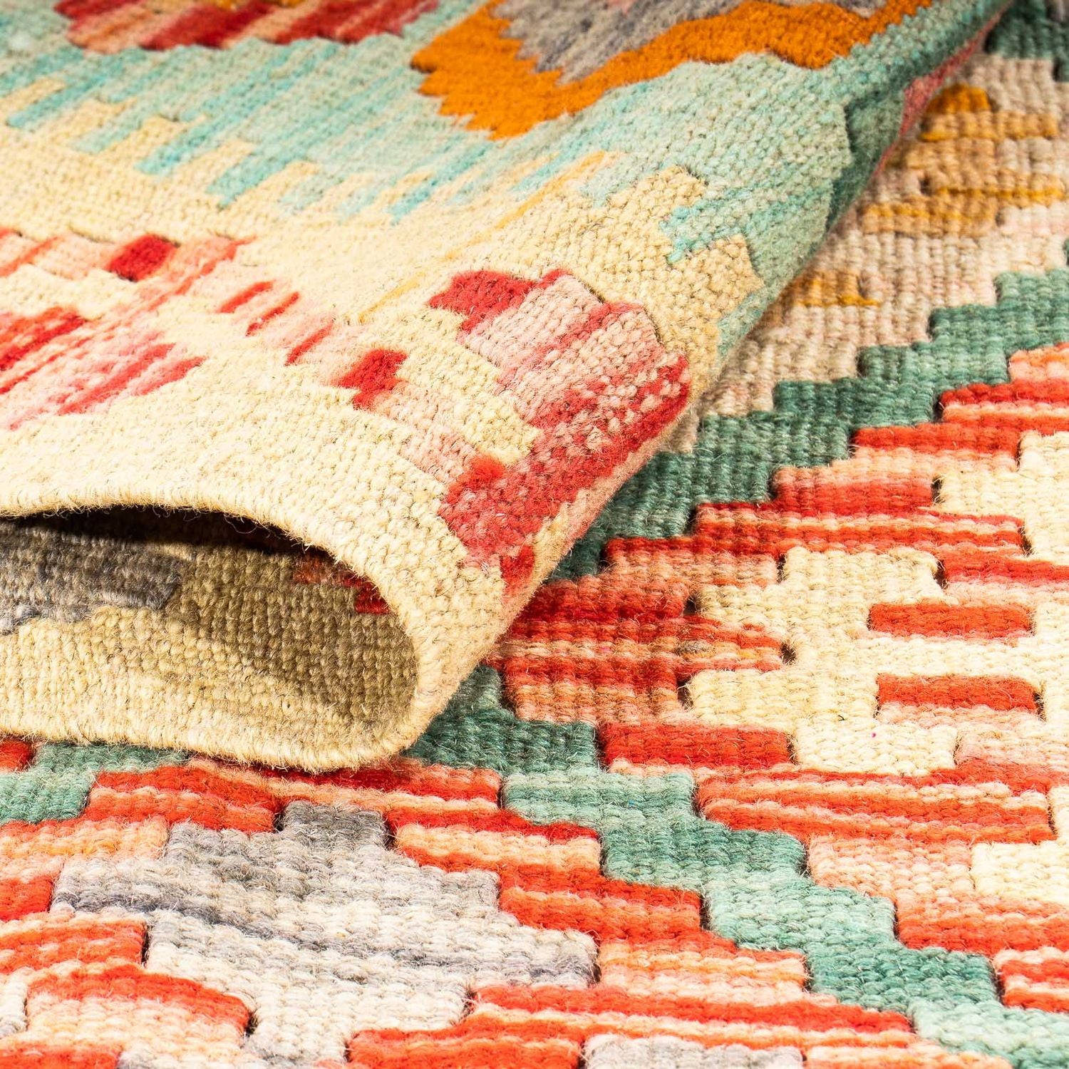 Tappeto Kelim - Splash - 161 x 105 cm - multicolore