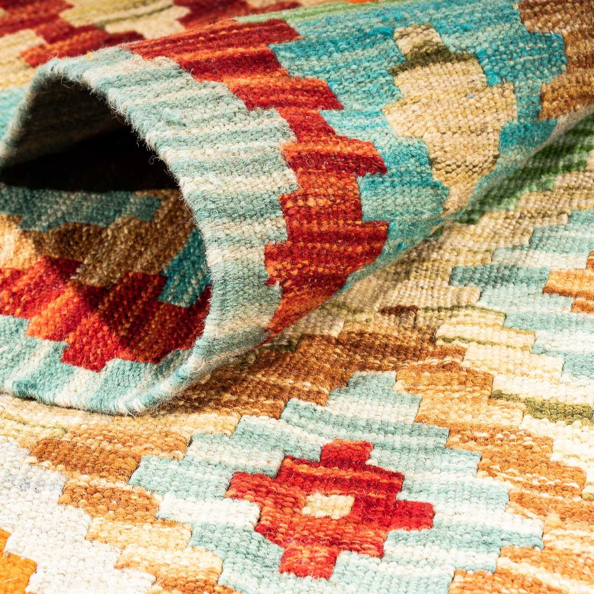 Tappeto Kelim - Splash - 244 x 175 cm - multicolore