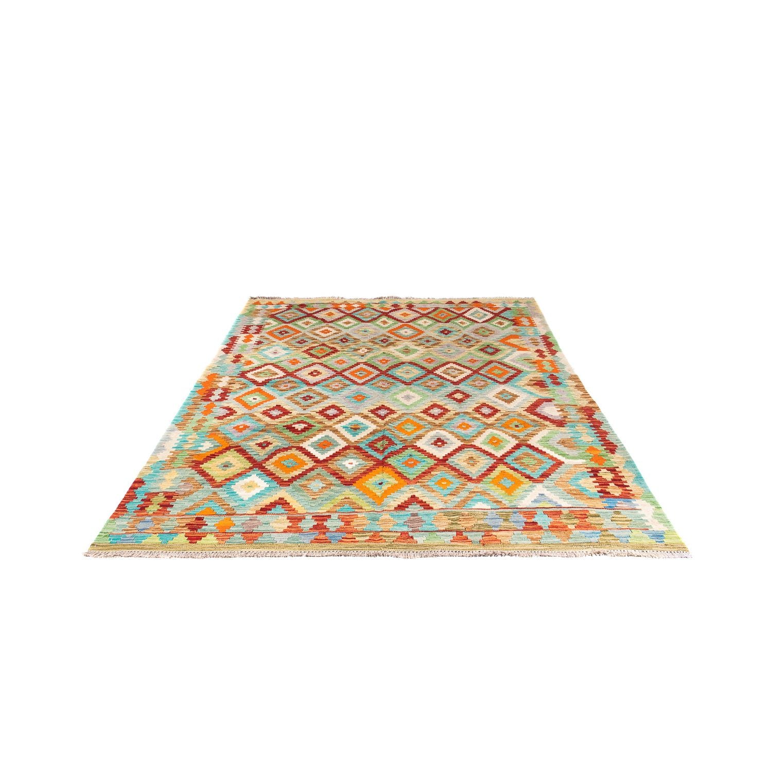 Tappeto Kelim - Splash - 244 x 175 cm - multicolore