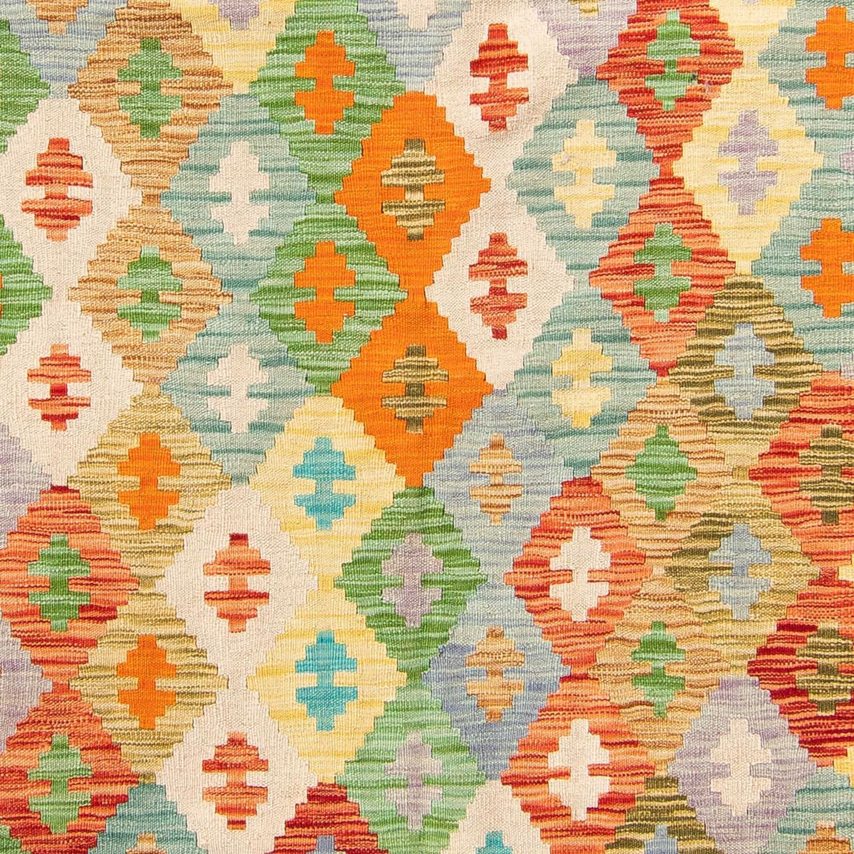 Tappeto Kelim - Splash - 254 x 174 cm - turchese