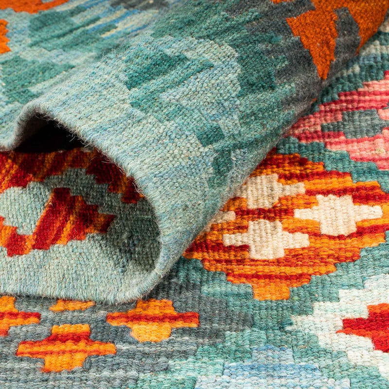 Tappeto Kelim - Splash - 305 x 202 cm - multicolore