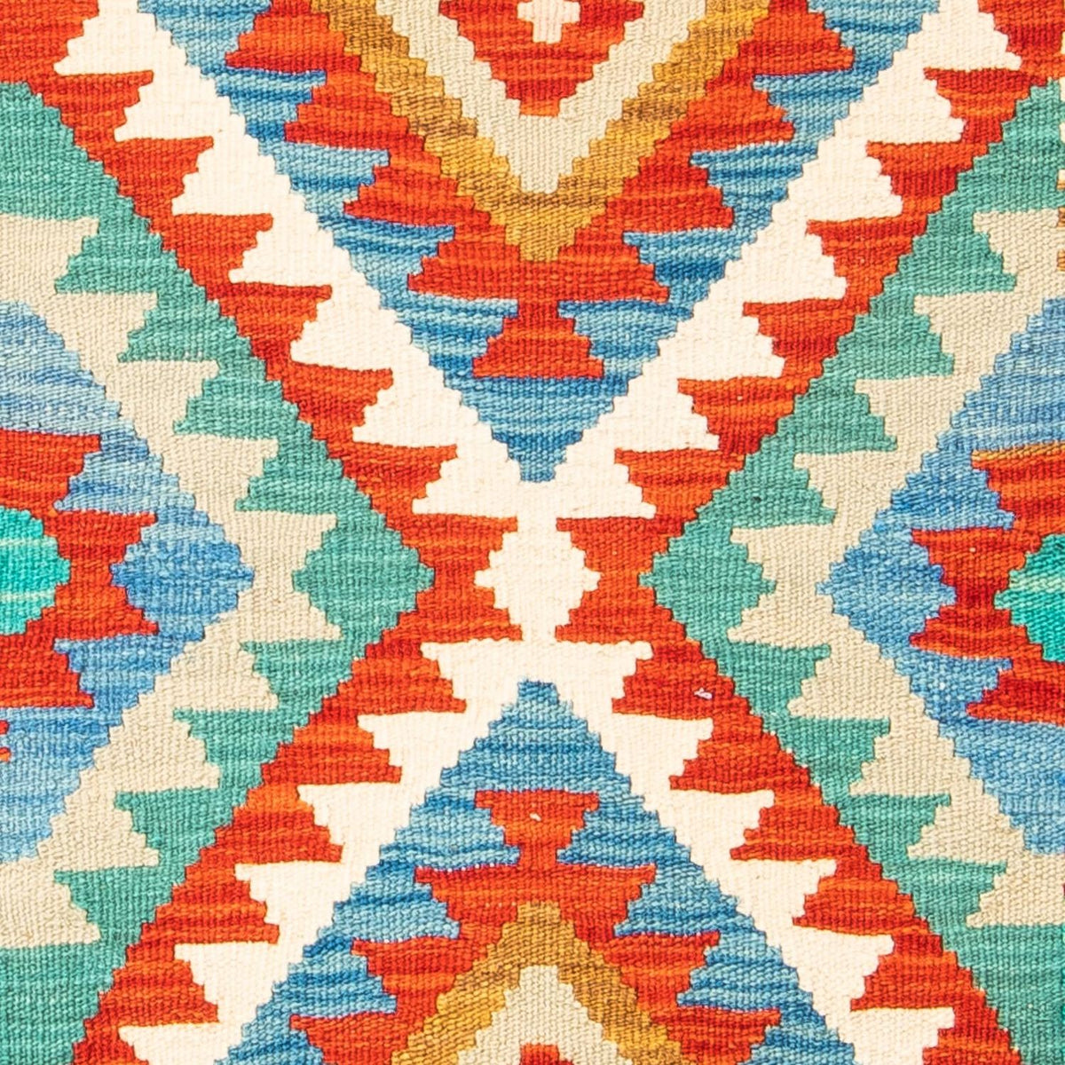 Tappeto Kelim - Splash - 122 x 81 cm - blu