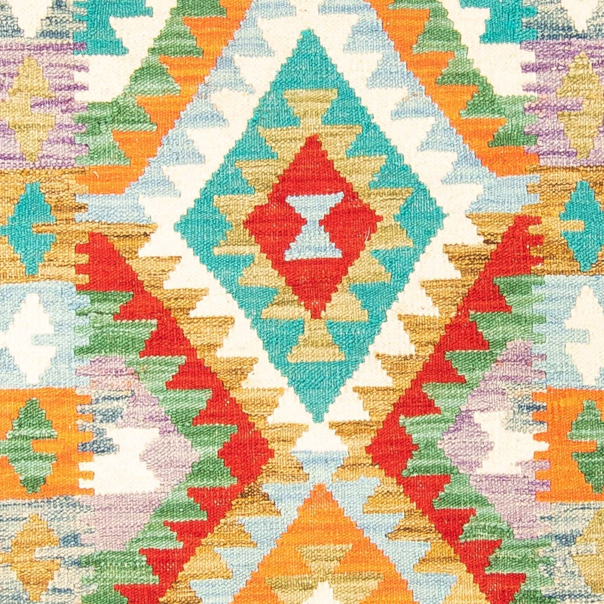 Tappeto Kelim - Splash - 154 x 102 cm - ruggine