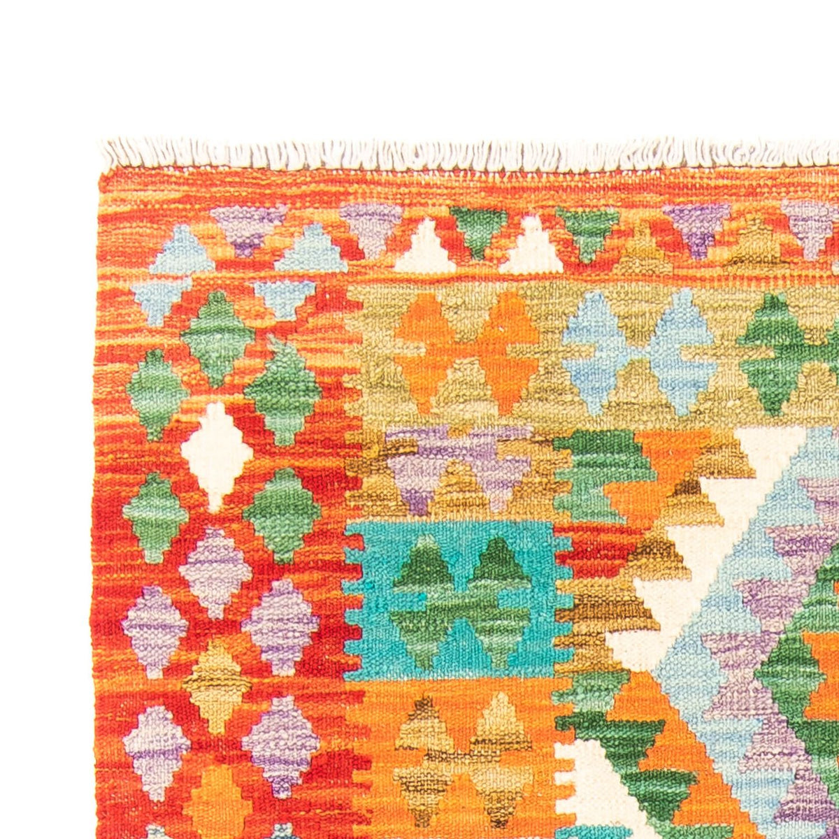 Tappeto Kelim - Splash - 154 x 102 cm - ruggine