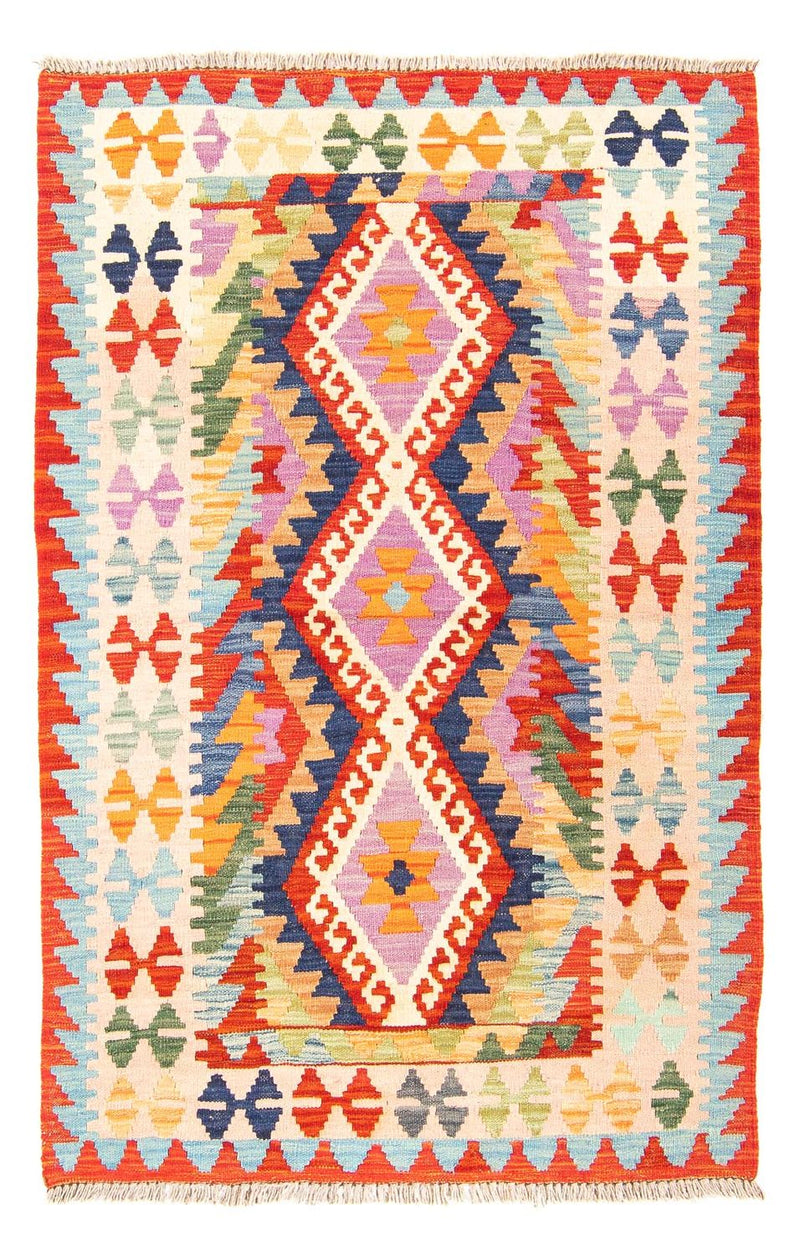 Tappeto Kelim - Splash - 157 x 101 cm - ruggine