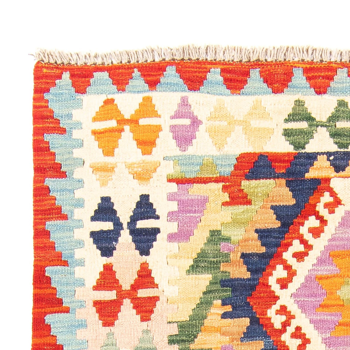 Tappeto Kelim - Splash - 157 x 101 cm - ruggine