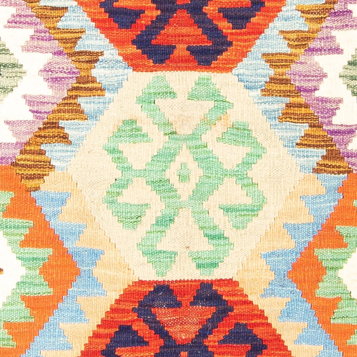 Tappeto Kelim - Splash - 148 x 104 cm - ruggine