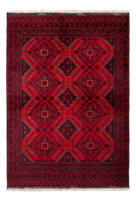 Tappeto afgano - Kunduz - 199 x 126 cm - rosso scuro