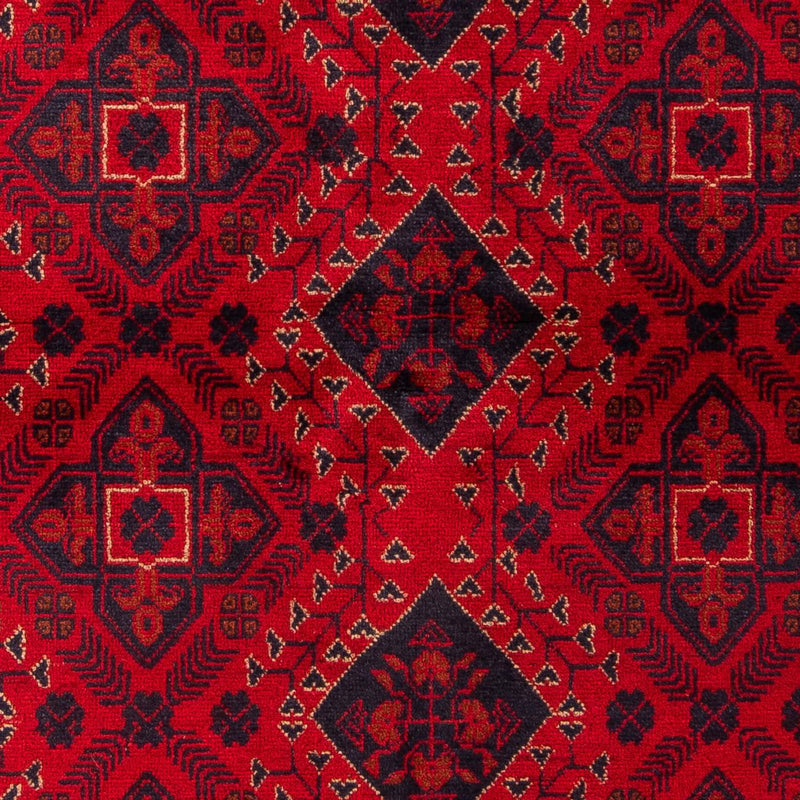 Tappeto afgano - Kunduz - 199 x 126 cm - rosso scuro