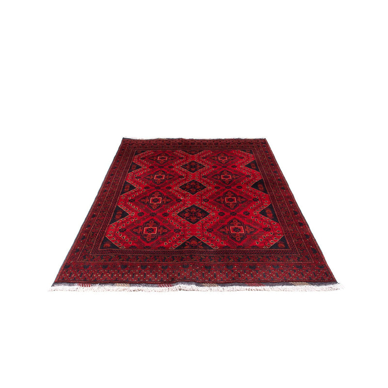 Tappeto afgano - Kunduz - 199 x 126 cm - rosso scuro