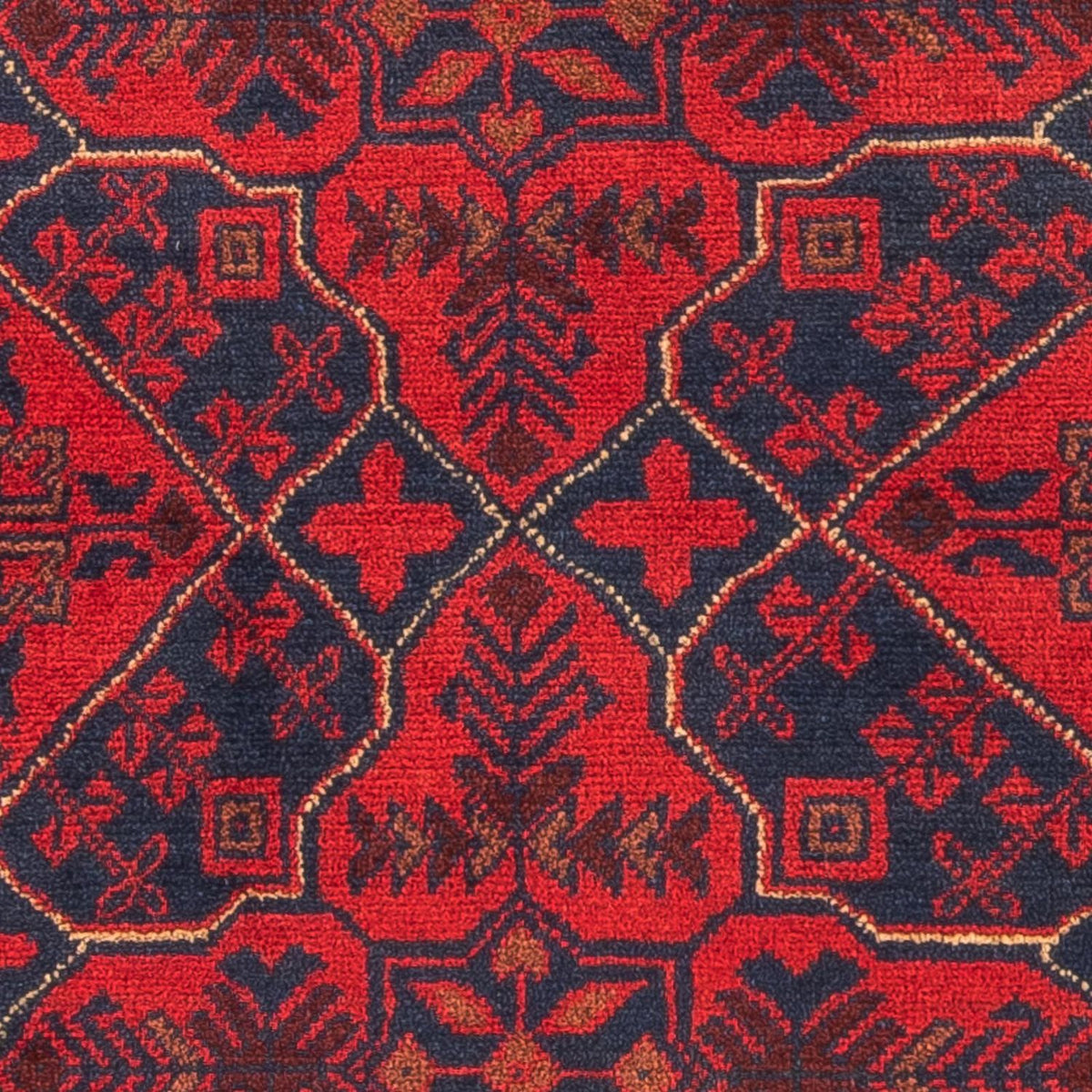 Tappeto afgano - Kunduz - 125 x 78 cm - rosso scuro