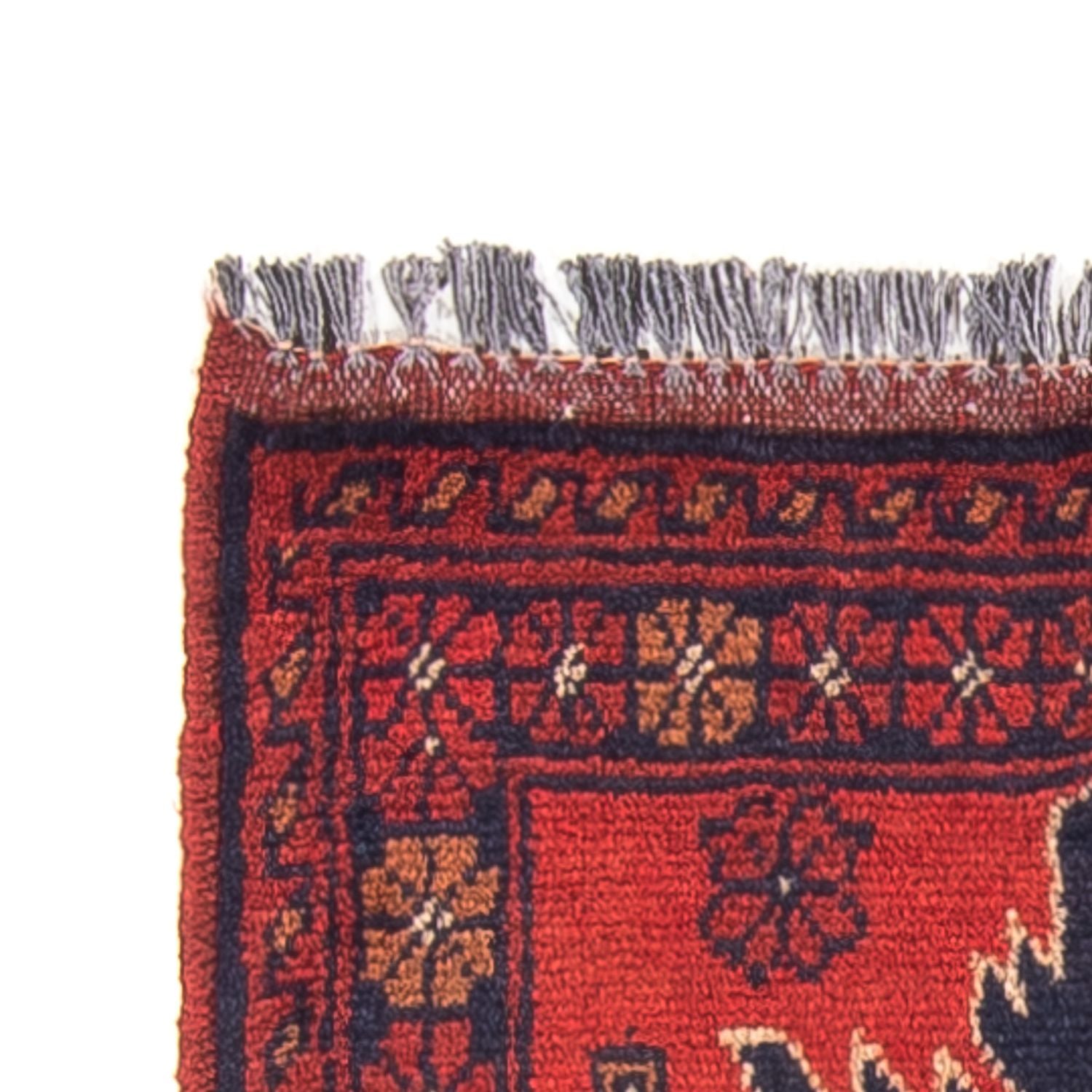 Tappeto afgano - Kunduz - 98 x 49 cm - rosso scuro